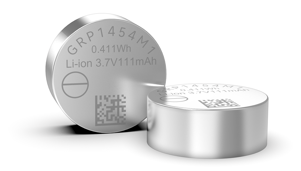 GRP1454M1 可充電鋰離子紐扣電池
